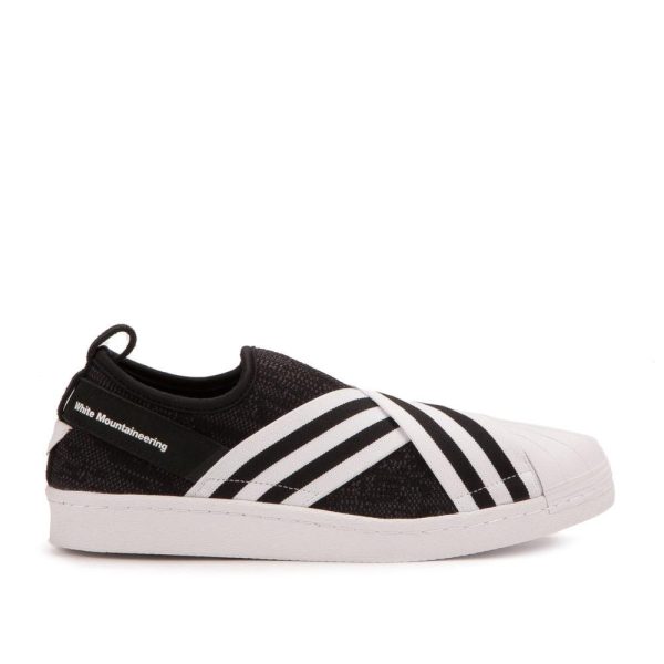 adidas White Mountaineering Superstar Slip On (Schwarz / Weiß) (BY2880)