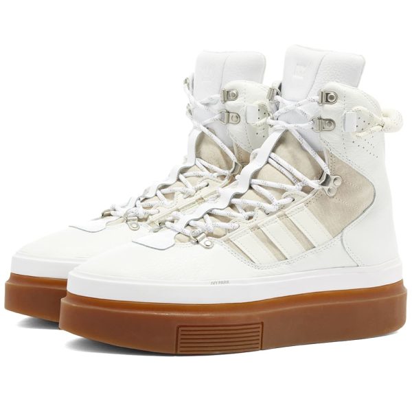 Кеды adidas Originals Icy Park  Adidas X Ivy Park Super Sleek Boost (GX2782) белого цвета
