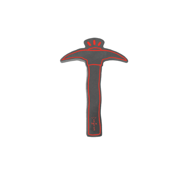Travis Scott Travis Scott Diamond Jack Foam Axe (2020) (CUSTOM FOAM PICK AXE WITH CACTUS JACK DETAILS)