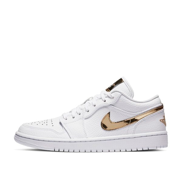 Air Jordan Air Jordan WMNS 1 Low White Metallic Gold (2020) (CZ4776-100)