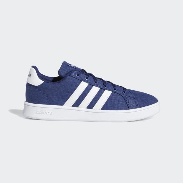 Кеды adidas Grand Court K (EG1518) синего цвета