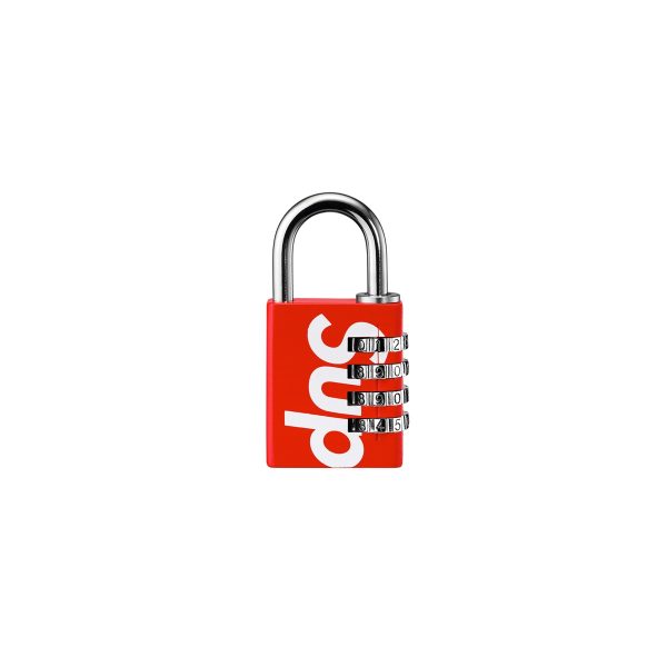 Supreme Supreme Master Lock Numeric Combination Red (SS19) (SS19)