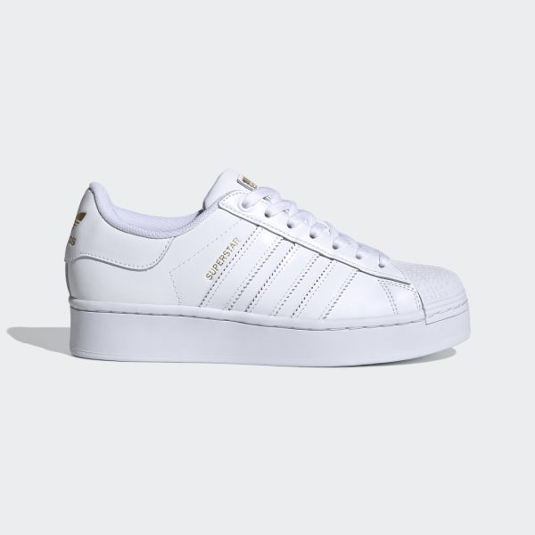 Adidas Women's Superstar Bold W (FV3334) белого цвета