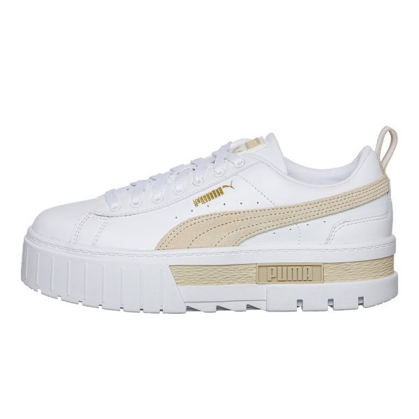 Puma Mayze Leather (38198302) белого цвета