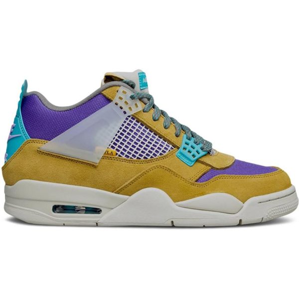 Air Jordan Union x Air Jordan 4 30th Anniversary Desert Moss Turquoise Blue (DJ5718-300)