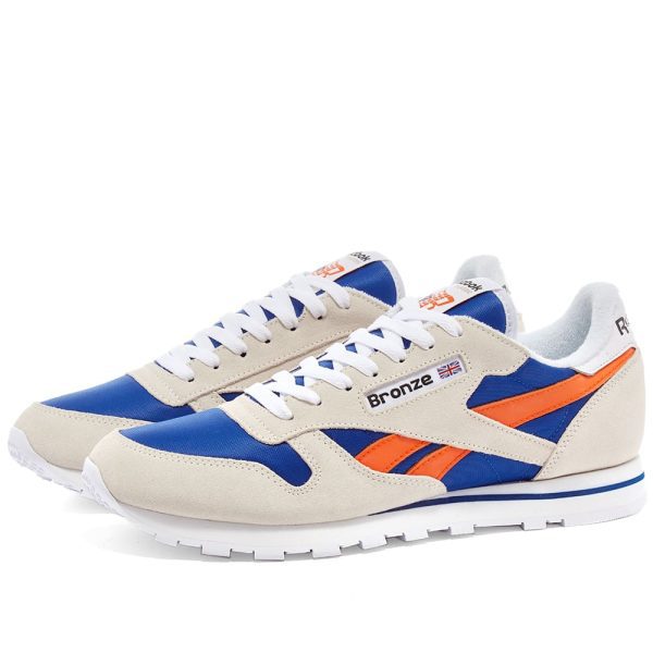 Кроссовки Reebok Cl Leather (GZ3878) бежевого цвета