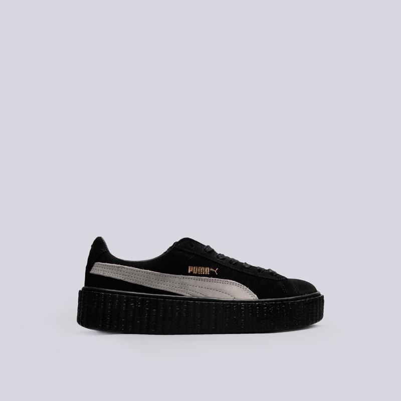 puma fenty black and white