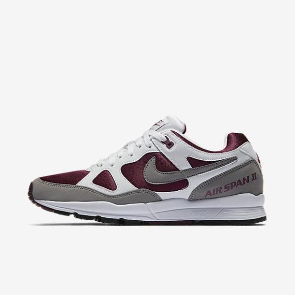 Nike Air Span II 2 White/Bordeaux/Black 2018 (AH8047-102)