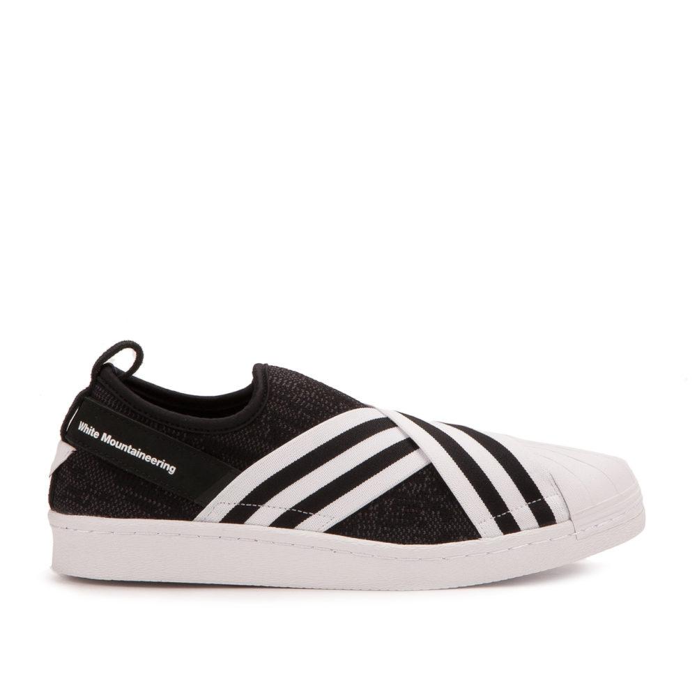 superstar slip on adidas white