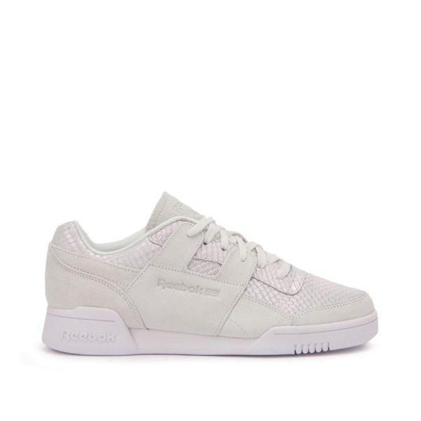 Reebok Workout LO Plus Textural W (Silbergrau / Weiß) (CM9790)