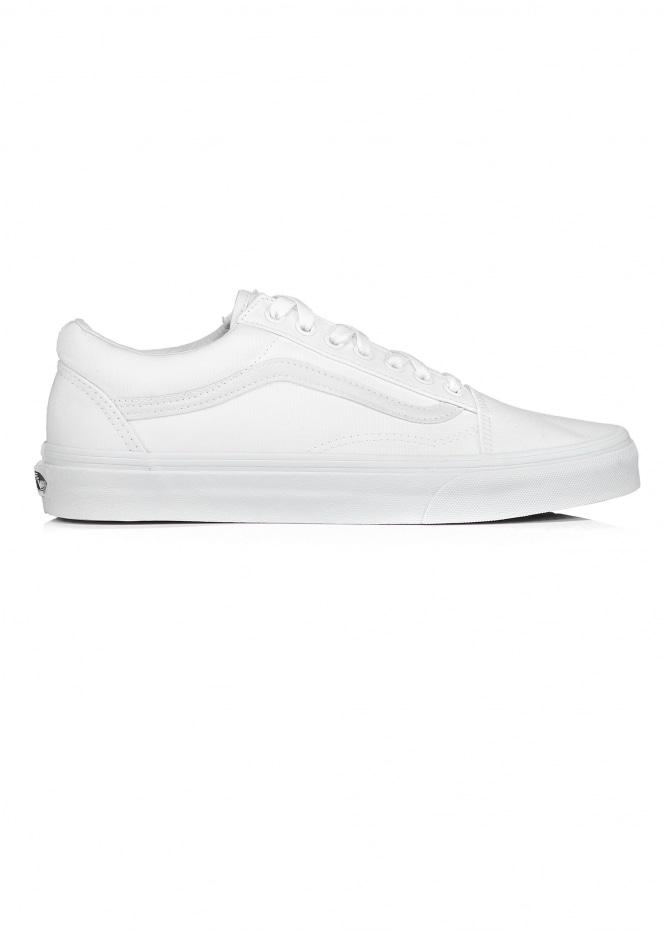 vans white old skool shoes