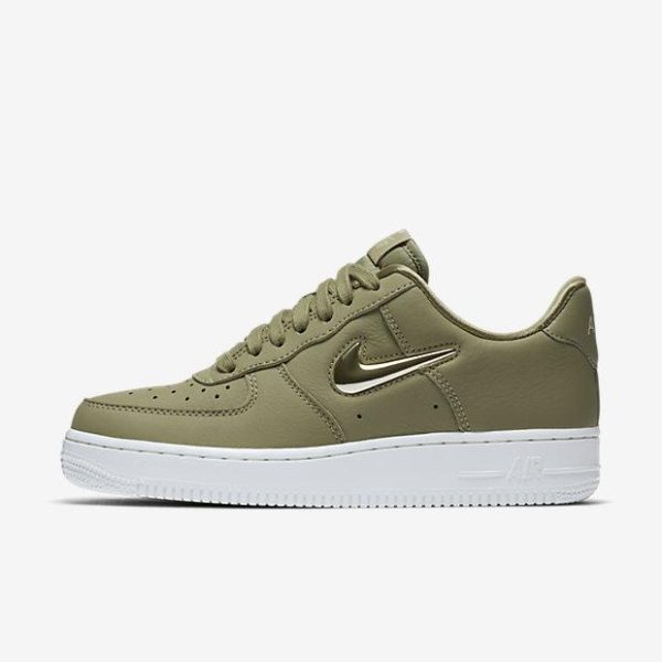 Nike WMNS Air Force 1 Low '07 PRM (Oliv / Gold) (AO3814-200)