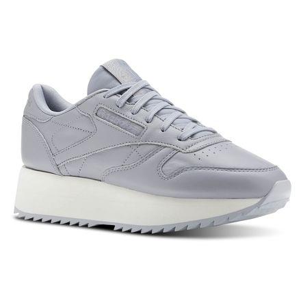 reebok cl lthr double
