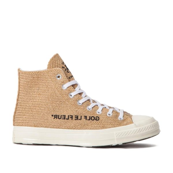 Converse x Golf Le Fleur Chuck Taylor 70 Hi (Curry / Beige / Schwarz) (163168C)