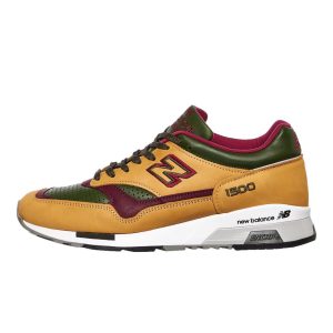 New Balance M 1500 TGB "Made in England" (Ocker / Dunkelrot / Grün) (675651-60-9)