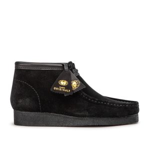 Clarks Originals x Wu Wear Wallabee WW (Schwarz Wildleder) (26142-7247)