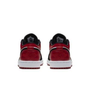 Air Jordan Nike AJ I 1 Low 'Black Toe' (2019) (553558-116)