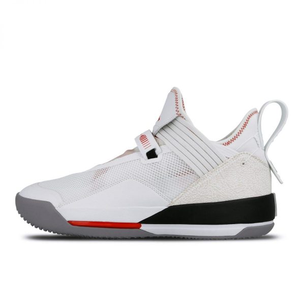 Air Jordan Nike AJ XXXIII 33 SE White Gym Red Black (2019) (CD9560-106)