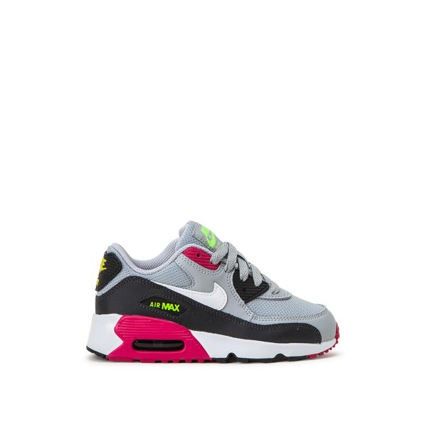 Nike Air Max 90 Essential (PS) (Grau / Pink) (833420-027)