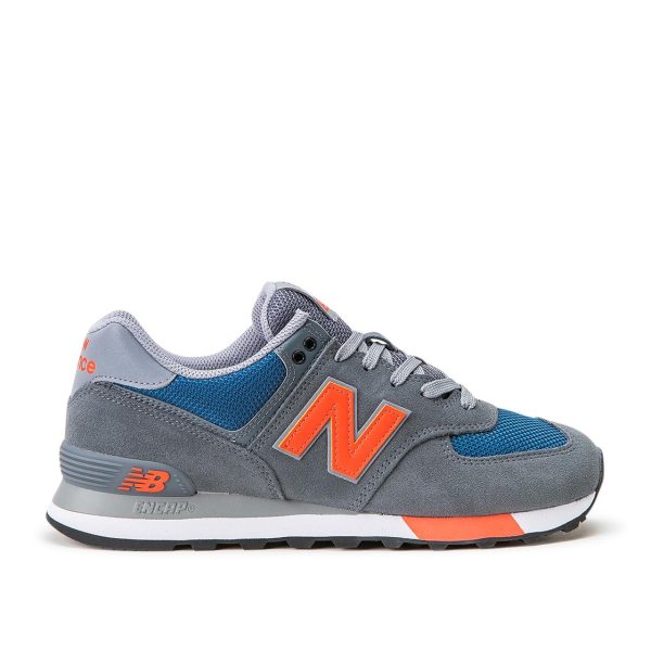 New Balance ML574 NFO (Grau / Blau / Rot) (738191-60-12)