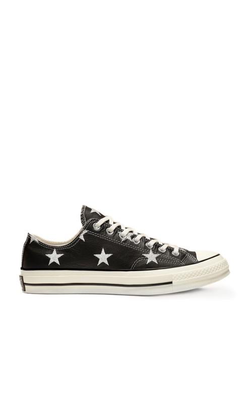 leather star converse