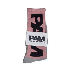 P.A.M. B.T.C. Socks (Rosa / Grau) (9705-FSGY)