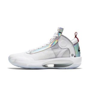 Air Jordan XXXIV White Metallic Silver (2020) (AR3240-101)