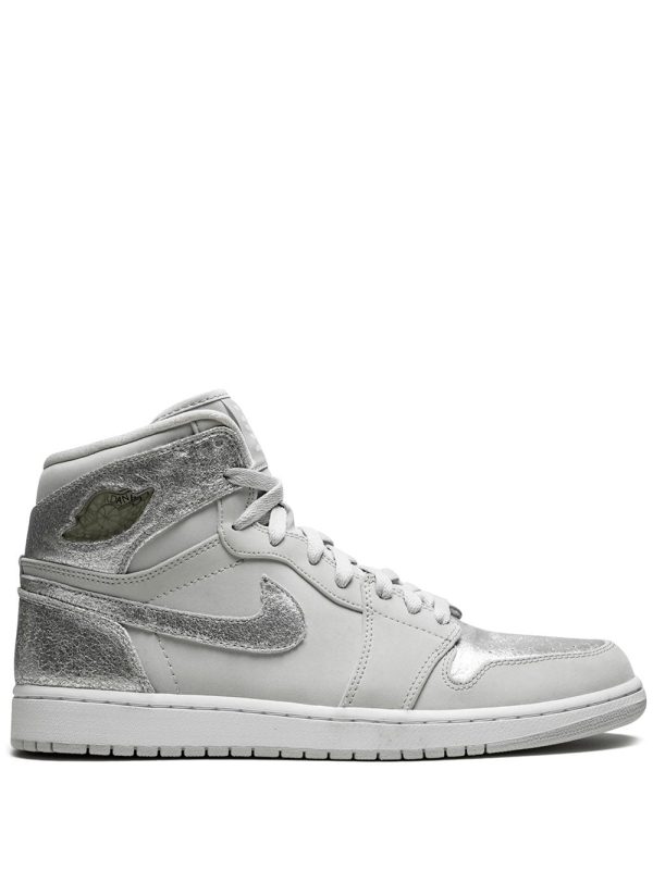 Air Jordan Nike AJ I 1 Retro Silver Anniversary (396009-001)