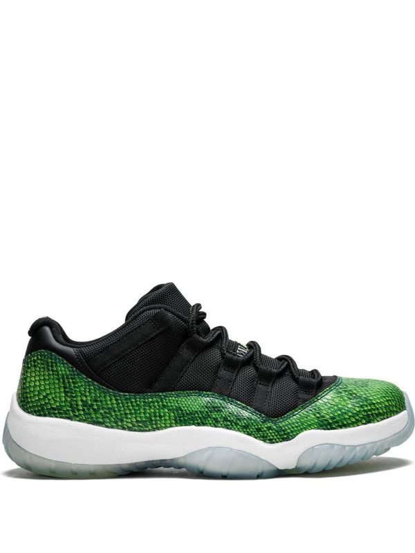 Air Jordan Nike AJ XI 11 Retro Low Green Snakeskin (528895-033)