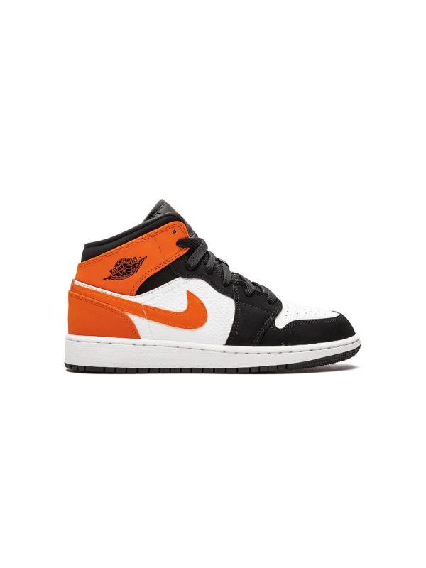 Air Jordan Nike AJ I 1 Mid Shattered Backboard (GS) (2019) (554725-058)