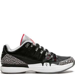 Air Jordan Nike Zoom Vapor Air Jordan III AJ3 RF Roger Federer Black Cement (709998-010)