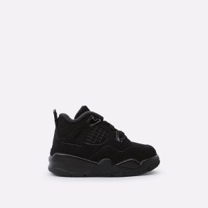Air Jordan Nike AJ IV 4 Retro Black Cat (TD) (2020) (BQ7670-010)
