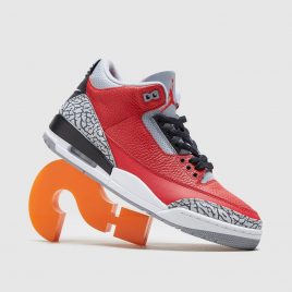 Air Jordan Nike AJ III 3 Retro SE 'Red Cement' (GS) (2020) (CQ0488-600)