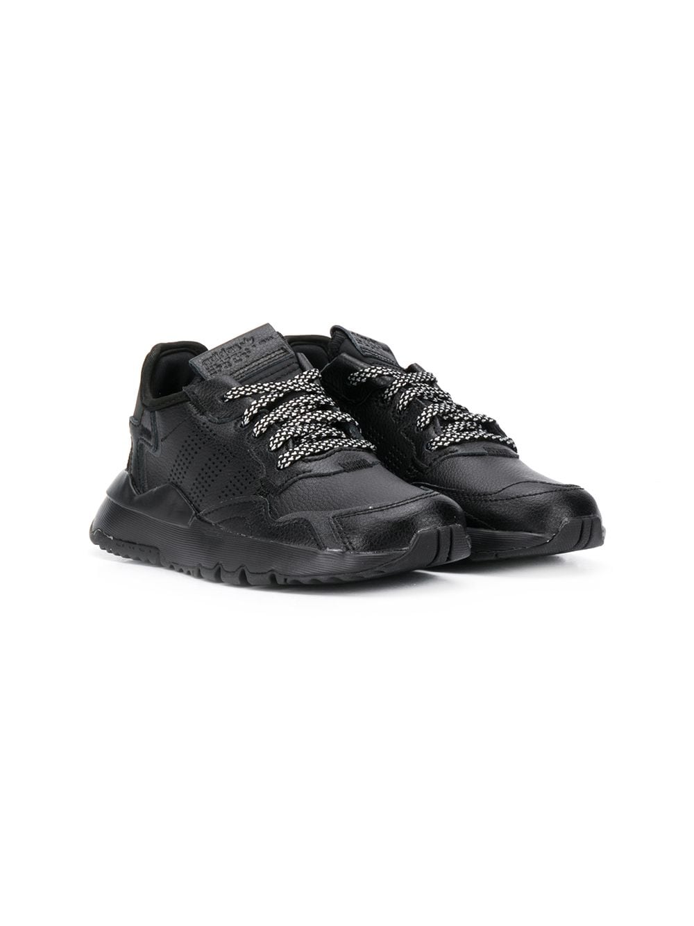 Adidas Nite Jogger Black Leather Online 