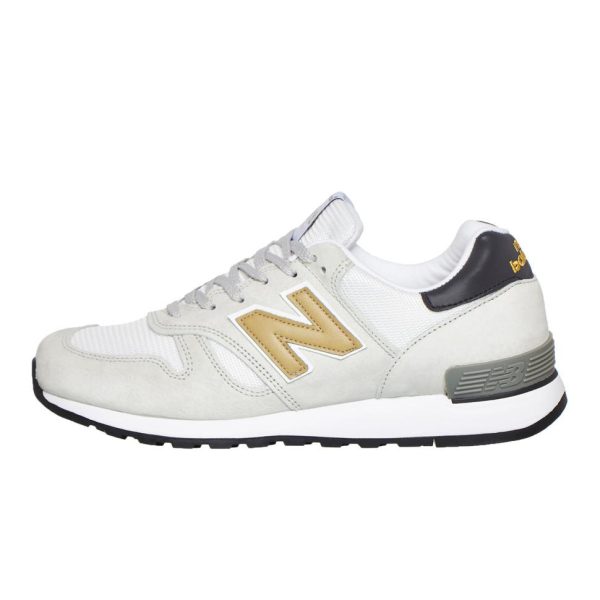 New Balance M670 OWG "Made in England" (Weiß / Gold / Schwarz) (781021-60-3)