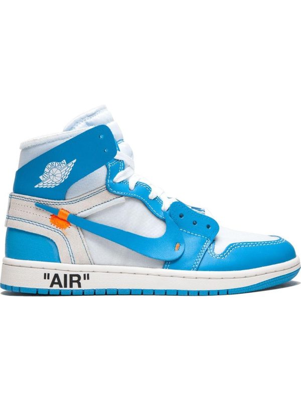 Air Jordan x Off White Nike AJ I 1 'Powder Blue' (UNC) (2018) (AQ0818-148)
