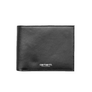 Carhartt WIP Leather Rock-It Wallet (Schwarz) (I023850.89.00.06)