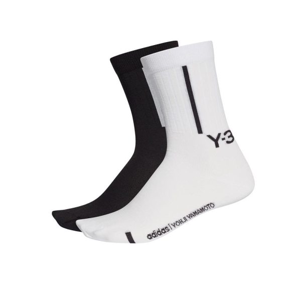 adidas Y-3 Crew Socks (Schwarz / Weiß) (GN5938)