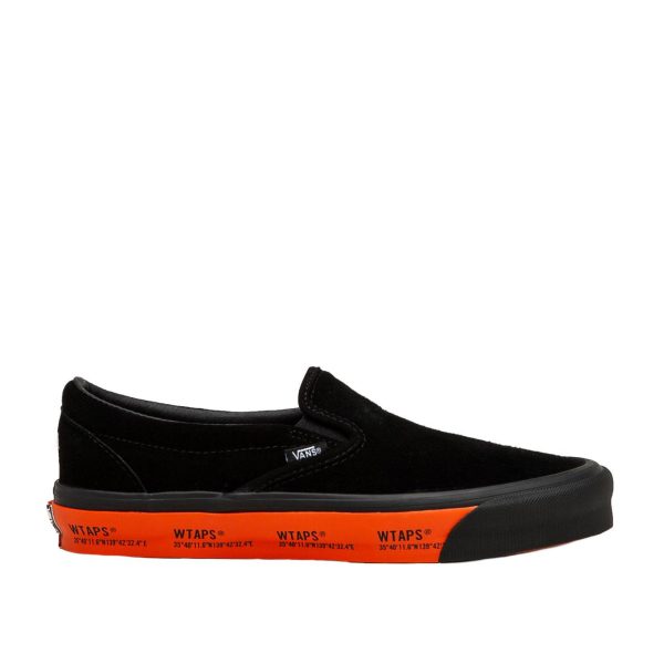 Vans Vault x WTAPS OG Classic Slip-on LX (Schwarz / Orange) (VN0A45JK20E1)