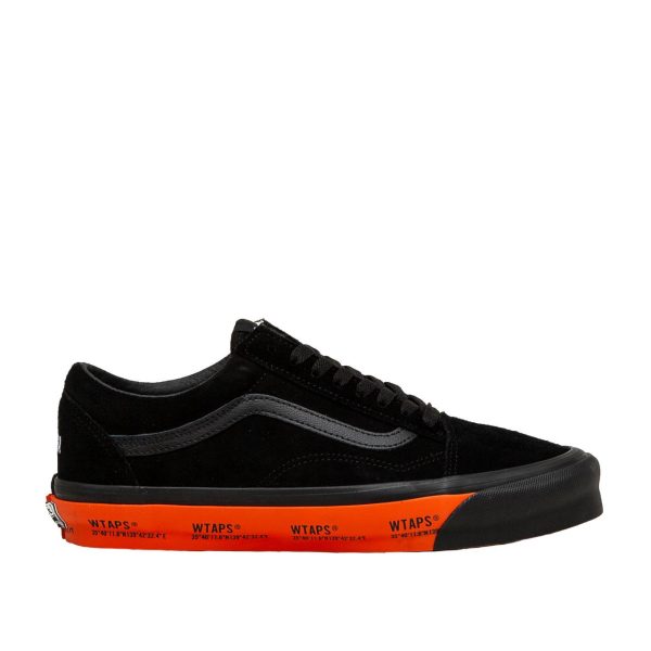 Vans Vault x WTAPS OG Old Skool LX (Schwarz / Orange) (VN0A4P3X20E1)