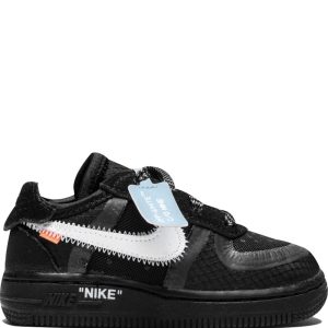 Nike x Off White Air Force 1 Low Black Kids (2018) (BV0853-001)
