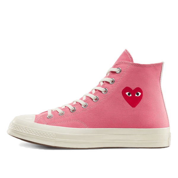 Converse Chuck Taylor All-Star 70s Hi Comme des Garcons Play Bright Pink (2020) (168301C)