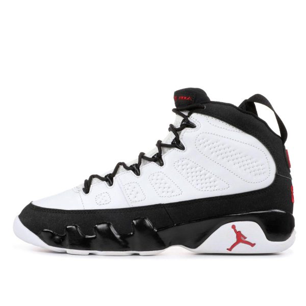 Air Jordan Nike AJ IX 9 Retro White Black Red (2002) (302370-101)