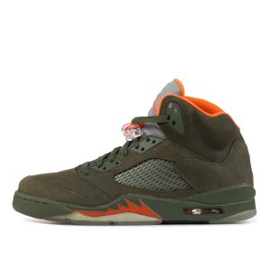 Air Jordan Nike AJ V 5 Retro Ls Olive UNDFTD (314259-381)