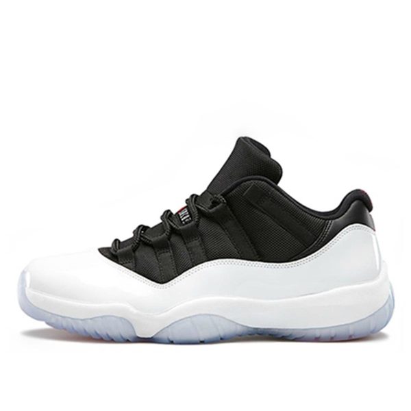 Air Jordan Nike AJ XI 11 Retro Low Black White Tuxedo (528895-110)