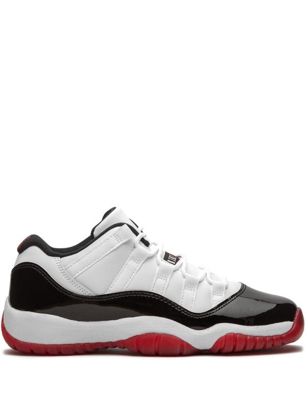 Air Jordan Nike AJ XI 11 Low Suede 'White Bred' (GS) (2020) (528896-160)