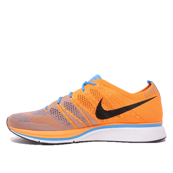 Nike Flyknit Trainer+ Total Orange Blue Glow (2012) (532984-884)