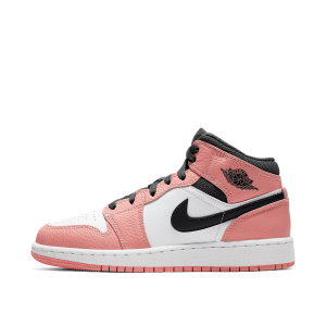 Air Jordan 1 Mid Pink Quartz (555112-603) розового цвета