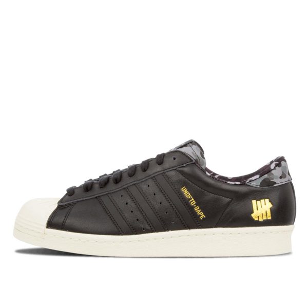 Adidas Superstar 80s Undefeated UNDFTD Bape Black (B34291)