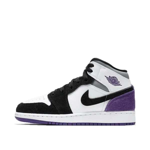 Air Jordan 1 Mid SE Purple (GS) (2020) (BQ6931-105)